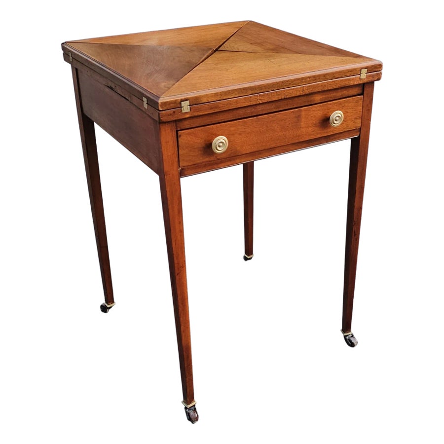 French 19th Century Envelope Game Table