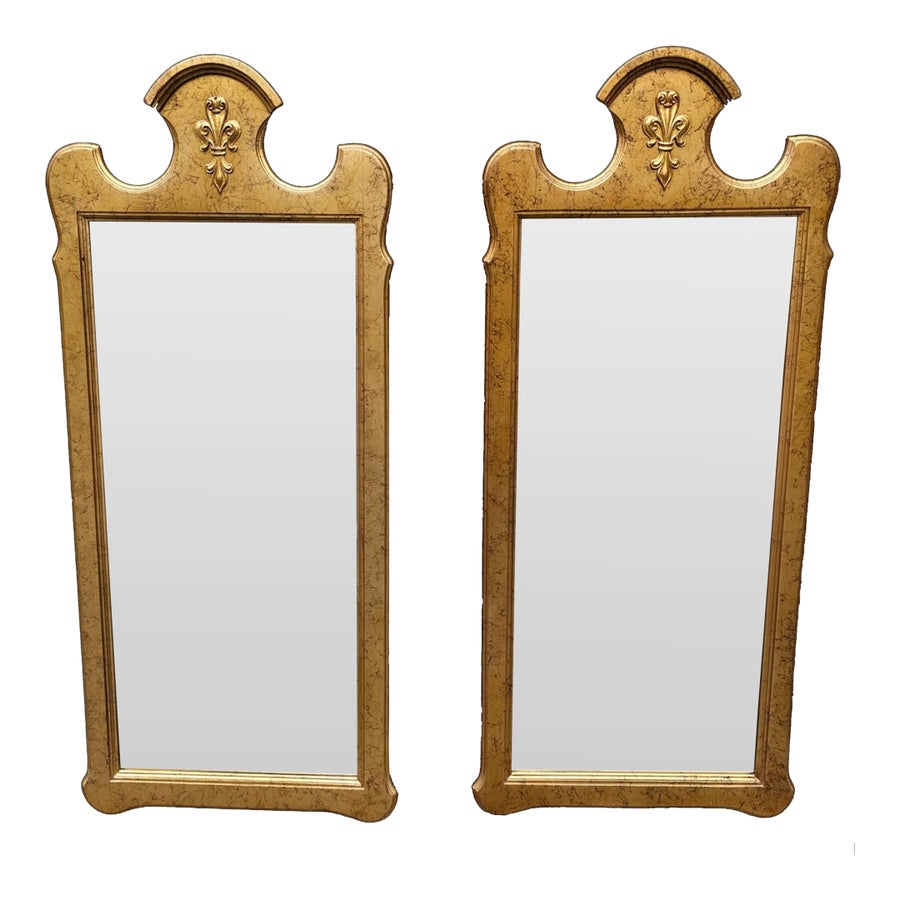 Pair of Vintage Hollywood Regency Gilt Mirrors