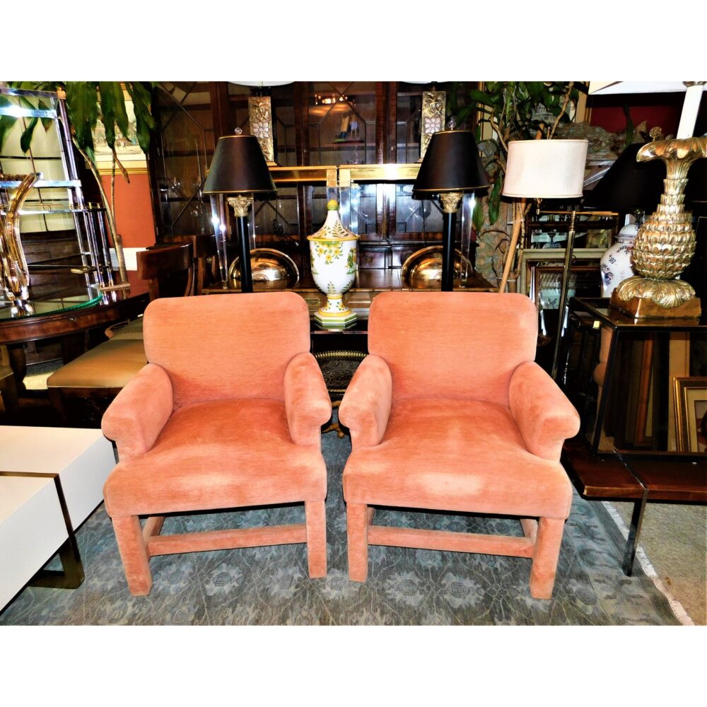 Vintage A. Rudin Designs for Hughes Design Assoc. Chairs- A Pair | The