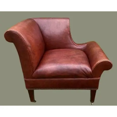 Leather best sale conversation chairs