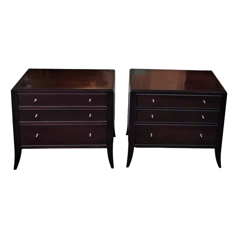 Pair of Baker Furniture "Barbara Barry Collection" Night Chests
