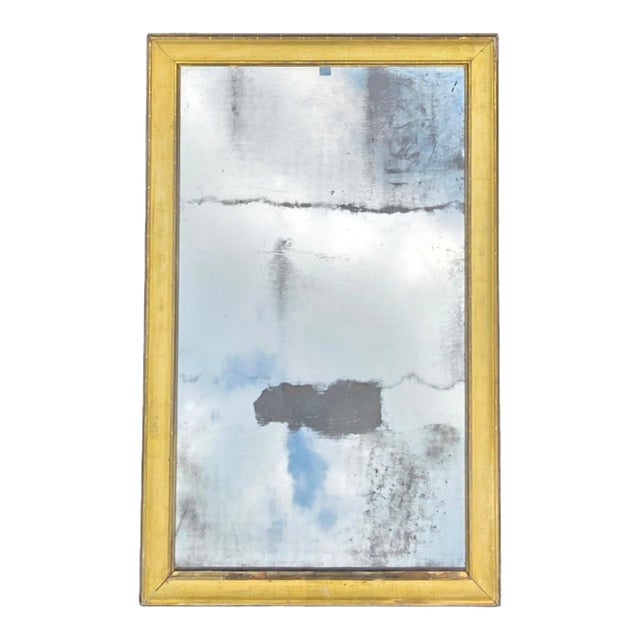 18th Century Heavily Foxed Mercury Neoclassical Mirror