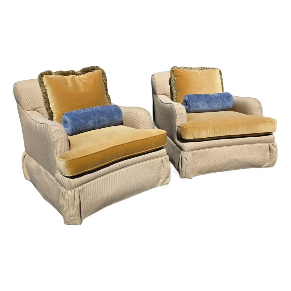 Pair of Sherrill Furniture Lounge Chairs