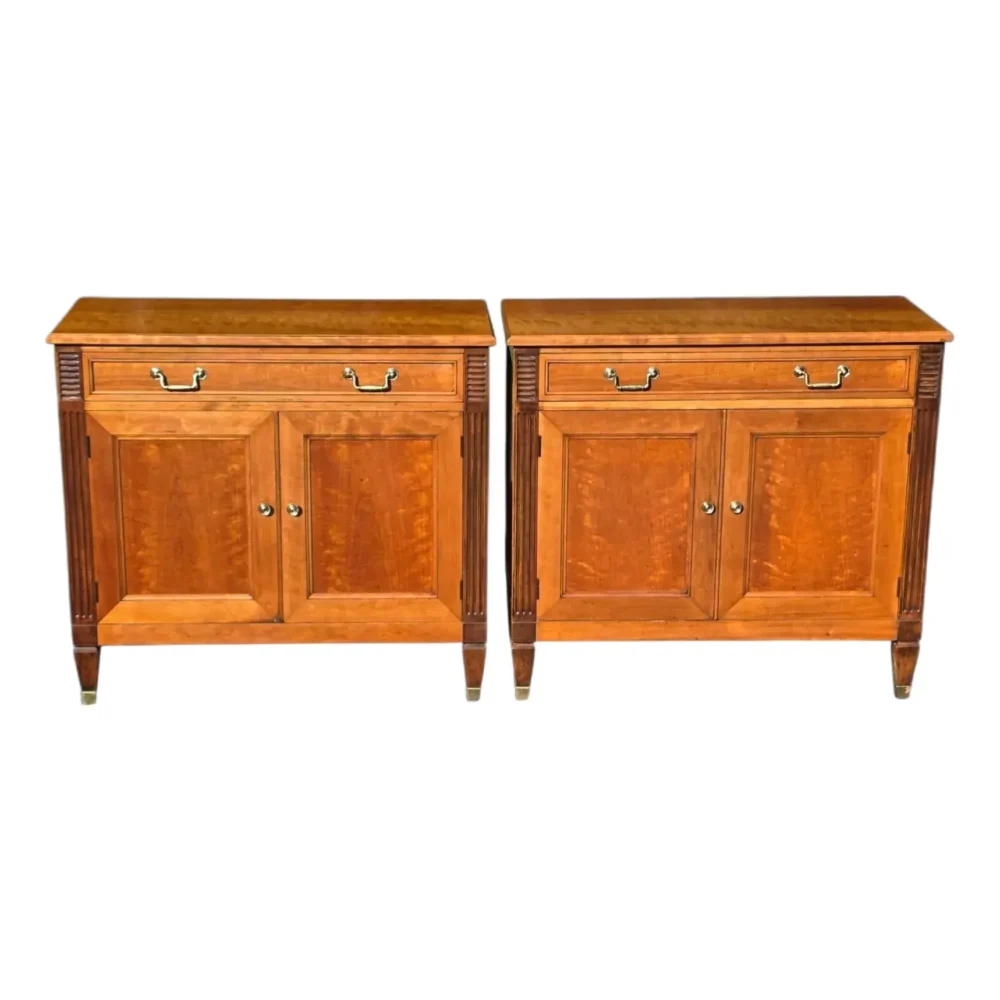 Pair of Vintage Kindel Furniture French Regency Style Servers