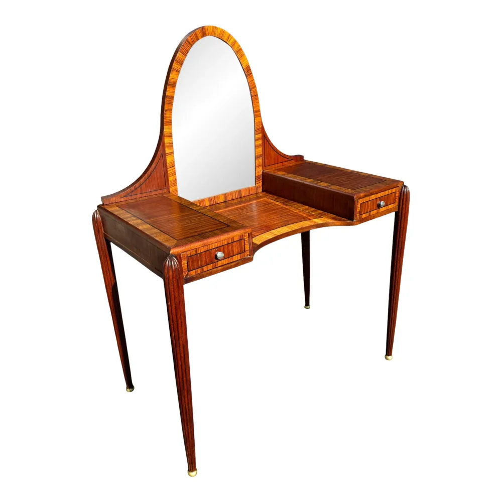 Antique Art Deco Vanity in the Manner of Émile-Jacques Ruhlmann