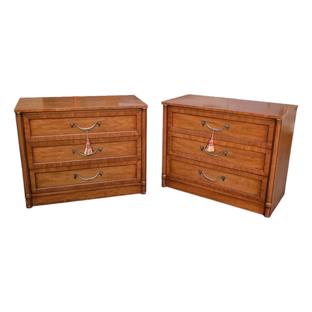 Pair of Vintage Henredon Furniture Bachelor's Chests