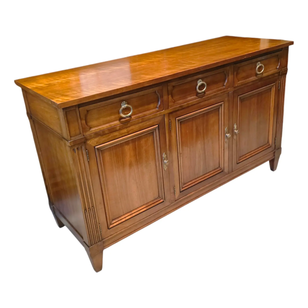 Vintage Kindel Furniture French Regency Louis XVI Style Cherry Wood Server