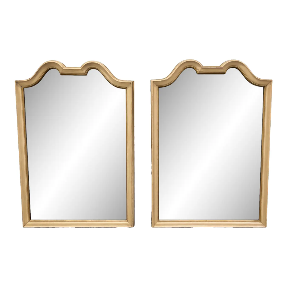 Pair of Vintage LaBarge Hollywood Regency Chippendale Revival Style Wall Mirrors