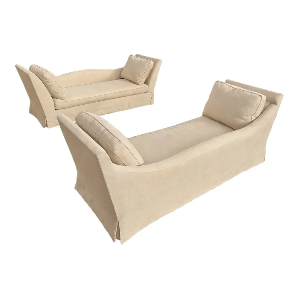 Pair of Donghia Bond Street Daybed Sofas